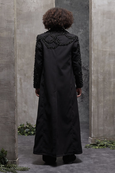 HANDMADE BEADWORK LONG COAT