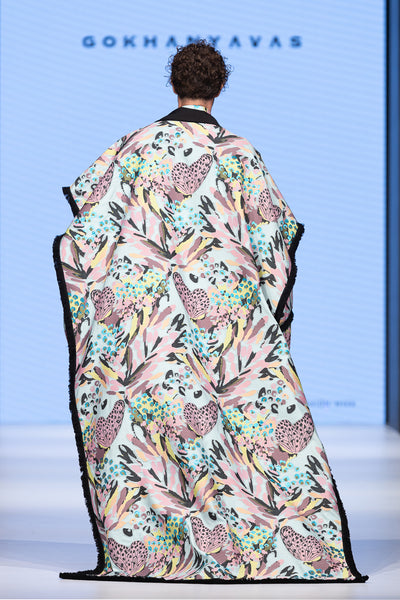 JACQUARD CAFTAN & PANTS SET