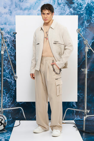 PLEATED S-PANTS
