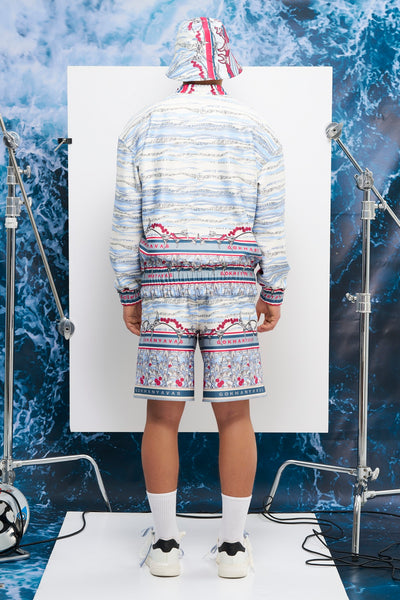 PATTERNED BOMBER JACKET