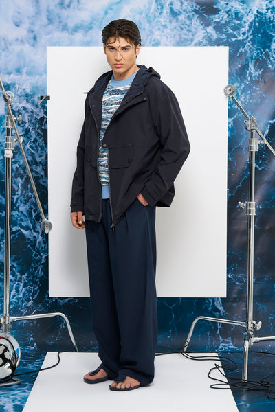 NAVY RAINCOAT