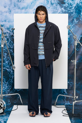 NAVY RAINCOAT