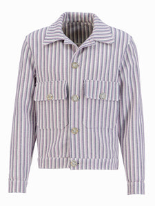 STRIPED WORKER JACKET